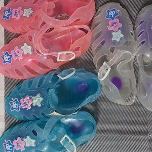 Girls Jelly Sandals Sz 8 (16.5)